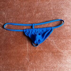 Cocksox G string thong mesh M Blue